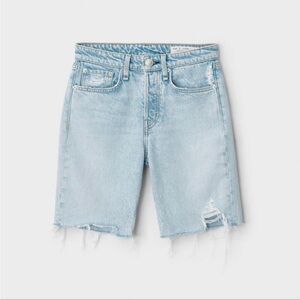 Rag & Bone sz 32 Maya high-rise walking short Denim Jeans in Montaukhl